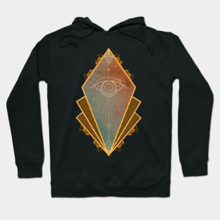 Art Deco Evil Eye Hoodie